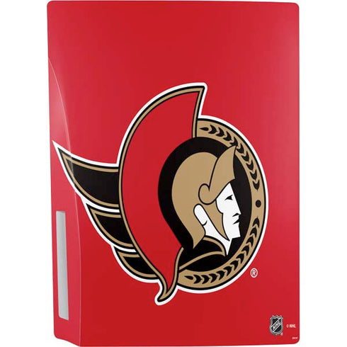 NHL Ottawa Senators Solid Background PS5 Console Skin